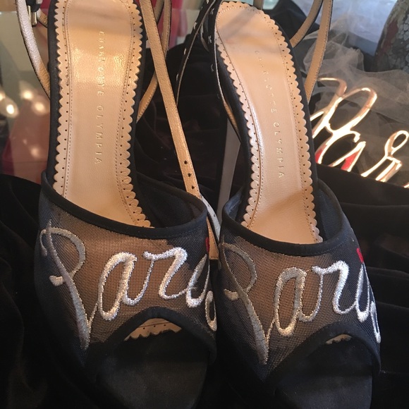 Charlotte Olympia Paris Heels ( Size 41) - Picture 4 of 5